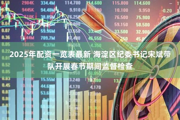 2025年配资一览表最新 海淀区纪委书记宋斌带队开展春节期间监督检查